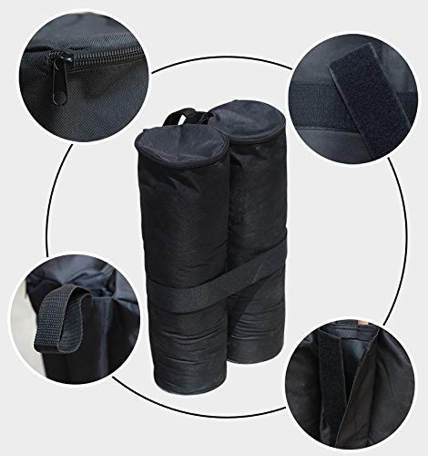 4 PCS Display Frame Sandbag Tent Weights Tent Sand Bags Sandbags for Umbrella Base Weights Sandbags Fixation Earthbags Rainshed Unbrella Wind Resistant Shade Umbrella Heavy Awning