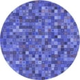 thumbnail image 1 of Ahgly Company Indoor Round Patterned Balloon Blue Area Rugs, 4' Round, 1 of 6