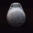 thumbnail image 4 of 6 Hole Ceramic Ocarina for Beginners C Key Midrange Student Flute Instrument Blue Crackle Glaze Design for Music Practice Gift, 4 of 8