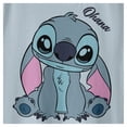thumbnail image 2 of Playera Stitch para Mujer Manga Corta Azul Talla M, 2 of 4