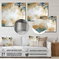 thumbnail image 4 of Designart "Daydreams with a Touch of Gold IX" Minimalism Metal Wall Art Prints, 4 of 5