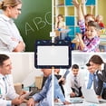 thumbnail image 7 of Susaid Space Dinosaur Print ID Badge Holder with Double-Sided Windows Horizontal Hard Plastic Case Black Card Protector Pouch for Office School ID Credit Cards, 7 of 7