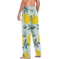 thumbnail image 6 of FREEAMG Lemon Cotton Pajama Pant for Men, Super Soft Lightweight Lounge Pajama Bottoms Drawstring Sleepwear Pant with 2 Pockets, 6 of 7