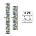 thumbnail image 6 of Yayeee Table Runner 70 inches Long Home Kitchen Dinning Party Decoration, Blue Plaid Lemon, 6 of 7