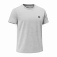thumbnail image 2 of Playera Deportiva Wilson para Hombre Melange Sport Manga Corta Color Blanco Talla G, 2 of 4