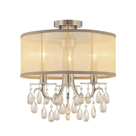 

Crystorama 5623-AB_CEILING Hampton Semi Flush Mount Light Antique Brass