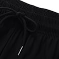 thumbnail image 4 of Plebaso Mens Athletic Pants Elastic Waist Drawstring Lightweight Running Trousers with Zipper Pockets, 4 of 6