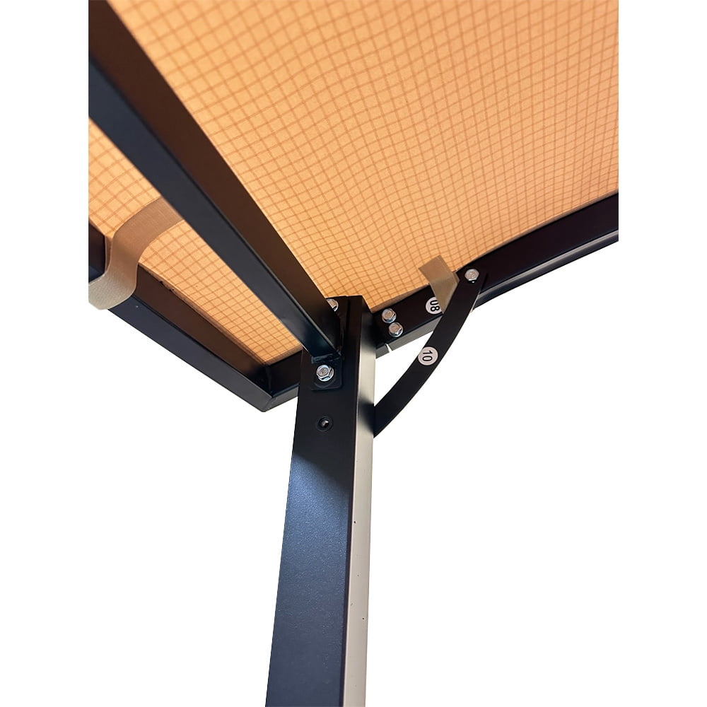 Garden Winds Custom Fit Replacement Canopy Top Cover Compatible with The Cobana 8' x 4.6' Grill Gazebo - Upgraded Performance RIPLOCK 350 Fabric