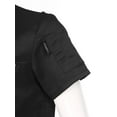thumbnail image 3 of Lejafay Men's Short Sleeve Chef Jacket Classic Chef Coat Kitchen Restaurant Hotel Work Uniform Black XL, 3 of 7