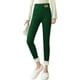 thumbnail image 1 of Gibobby pantalones cargo mujer Pantalones térmicos de invierno para mujer, informales, sólidos, cálidos, elásticos, de cintura alta, capris térmicos, pantalones de entrenamiento (Verde, XXL), 1 of 5