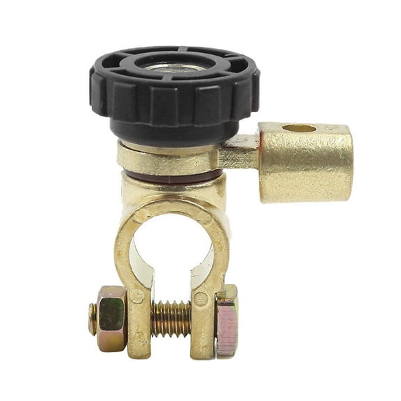 WSTEER 17mm Universal Car Battery Disconnect Switch Isolator Cut Off Switch (Black)