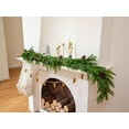thumbnail image 4 of 6FT Christmas Garland, Cedar Garland with Pine Cones Artificial Cypress Pine Garland for Mantle Stairs Table Indoor Outdoor Home Xmas Christmas Decor Decorations, 4 of 18