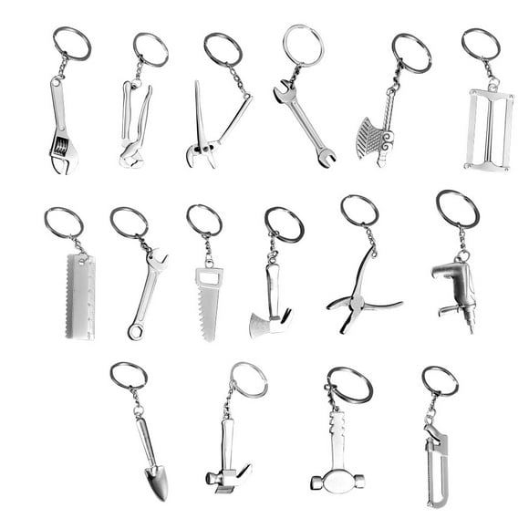 braveheart Claw Hammer Simulation Tools Key Chain Mini Wrench Simulation tools design makes your bag more styli Spanner Keychain Jewelry Valentine's Day Gift Key Ring