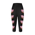 thumbnail image 3 of WILLBEST Leggings Deportivos Informales con Estampado de Rugby para Mujer, Pantalones de Yoga de Cintura Alta, Mallas Capri Elásticas para Correr, Gimnasio Y Fitness (1974) Mediana, 3 of 3