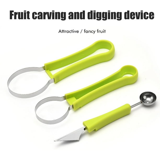 Melon Baller Scoop Set Multifunctional Stainless Steel Fruit Scooper