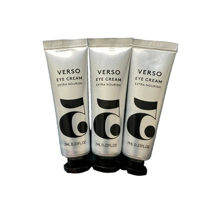 Verso Extra Nourish Eye Cream, 0.23 oz 3-Pack  Hydrating Eye Care for Fine Lines & Dryness