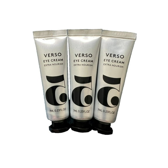 Verso Extra Nourish Eye Cream, 0.23 oz 3-Pack  Hydrating Eye Care for Fine Lines & Dryness
