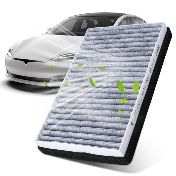 LICHENGTAI Cabin Air Filter Replace 1035125-00-A for Tesla Model S TSL30 Activated Carbon Multi-Layer Filtration Easy Install