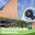 thumbnail image 3 of Black Plastic Shade Cloth Clips - Windproof, 10pcs - for Greenhouse, Garden Net & Tent, 3 of 7
