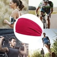 thumbnail image 3 of Men Women Hair Bandage Sweat-Absorbing for Jog Basketball Running (Red), 3 of 4