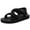 Black, variant on Kmdttou Shoes for Women Sandals Flat Sole Trend Student Beach Sandals Slippers Non Slip Outdoor Men With Comfortable Plantar Fasciitis Arch Support(Size:35-45)