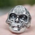thumbnail image 4 of QQTDFG Fashion Men 925 Silver Viking Skull Rings Punk Party Jewelry Ring Gift Size 6-13-#1-9, 4 of 7