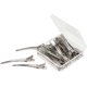 thumbnail image 5 of 25 Pieces Duck Bill Hair Clips, 3.5 Inch Rustproof Metal Alligator Curl Clips with Holes for Hair Styling, Thick Hair Sectioning, Salon, Bows DIY, 5 of 5