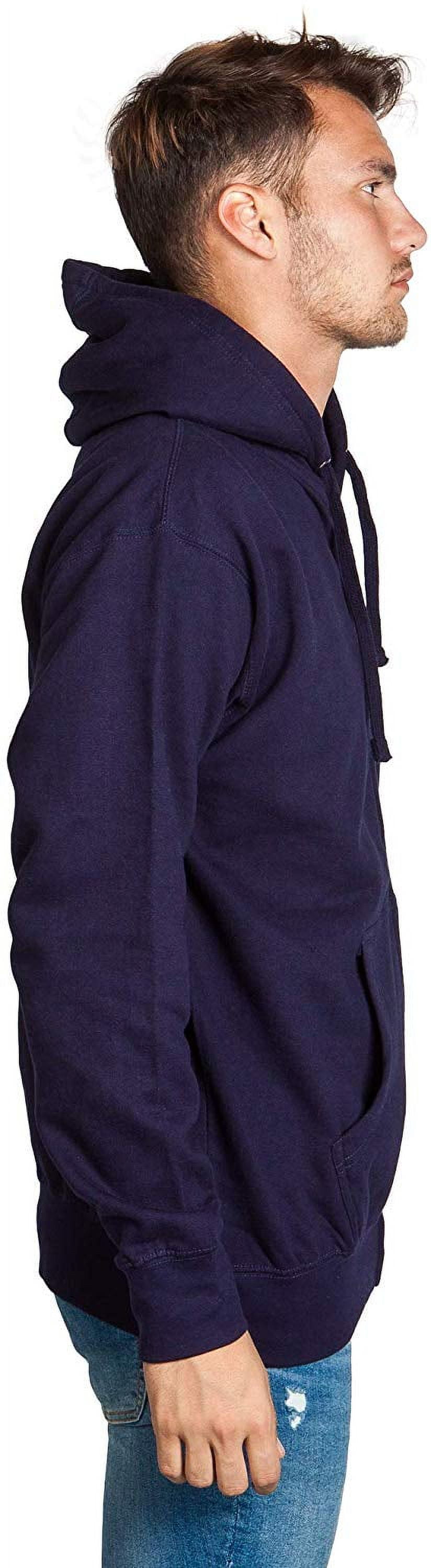 Men's Heavyweight Full Zip up Hoodie | Fleece Jacket | Warm Zipper Casual Sweatshirt with Hood