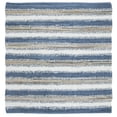 thumbnail image 4 of SAFAVIEH Montauk Coilean Striped Cotton Area Rug, Blue/Multi, 8' x 10', 4 of 8