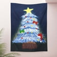 thumbnail image 4 of Herrnalise Christmas Tapestry,Shiny Xmas Green Tree Wall Art for Living Room Bedroom Decorative Wall Hanging Decoration Gifts for New Year Holiday,16x13 Inches Decor, 4 of 8