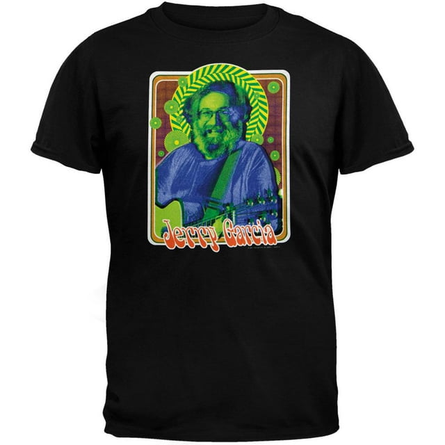 Jerry Garcia - T-Shirt à Motif de Carte