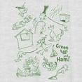thumbnail image 2 of Women's Dr. Seuss Green Eggs and Ham Sketches  Racerback Tank Top, 2 of 4