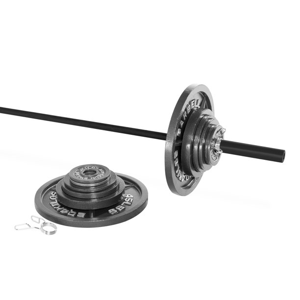 CAP Barbell 225lb Olympic Set (Includes 7' Bar)