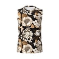 thumbnail image 6 of Lsque Retro Hydrangeas Print Men's Cotton Blend Sleeveless Muscle Shirts (S-3XL)- Moisture Wicking, Odor Protection, UPF 30+,Large, 6 of 8