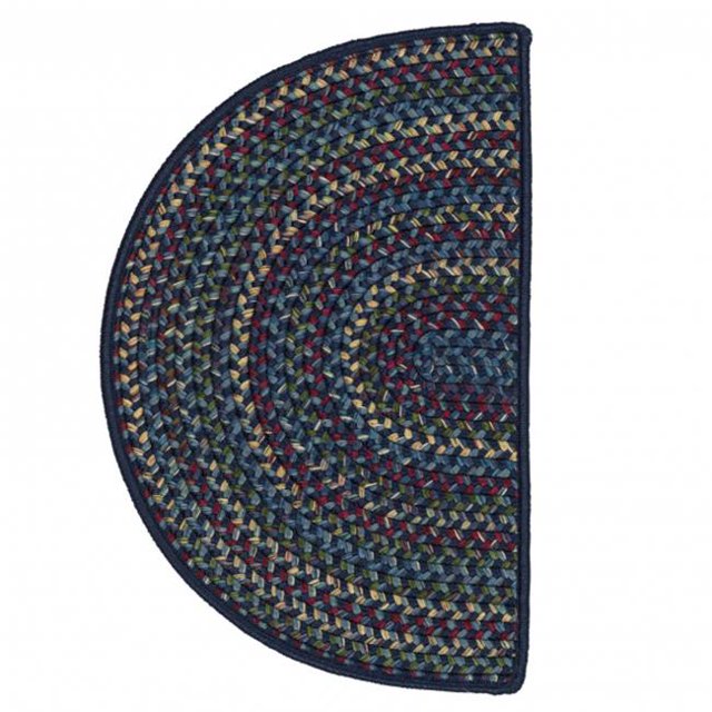 Colonial Mills WY34A018X030 18 x 30 in. Worley Slice Area Rug, Navy