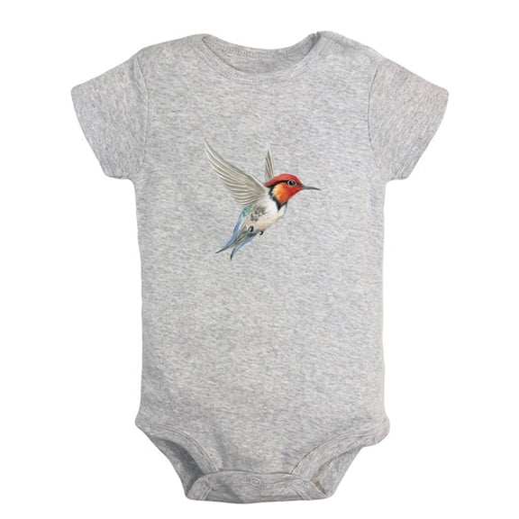 Baby Unisex Cute Rompers Newborn Baby Bodysuits Infant Jumpsuits Kids Cotton Animal Birds Graphic One-Piece Outfits