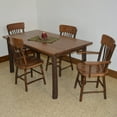 thumbnail image 3 of A &amp; L Furniture Hickory Panel Back Dining Arm Chair, 3 of 4