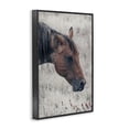 thumbnail image 2 of Stupell Industries Rustic Lodge Mother Horse Grazing in Meadow Black Framed Giclee Art, 12 x 18, by Nathan Larson, 2 of 8