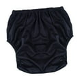 thumbnail image 3 of Pañal para adultos elástico transpirable reutilizable impermeable ropa interior suave para mujer y Negro S, 3 of 9