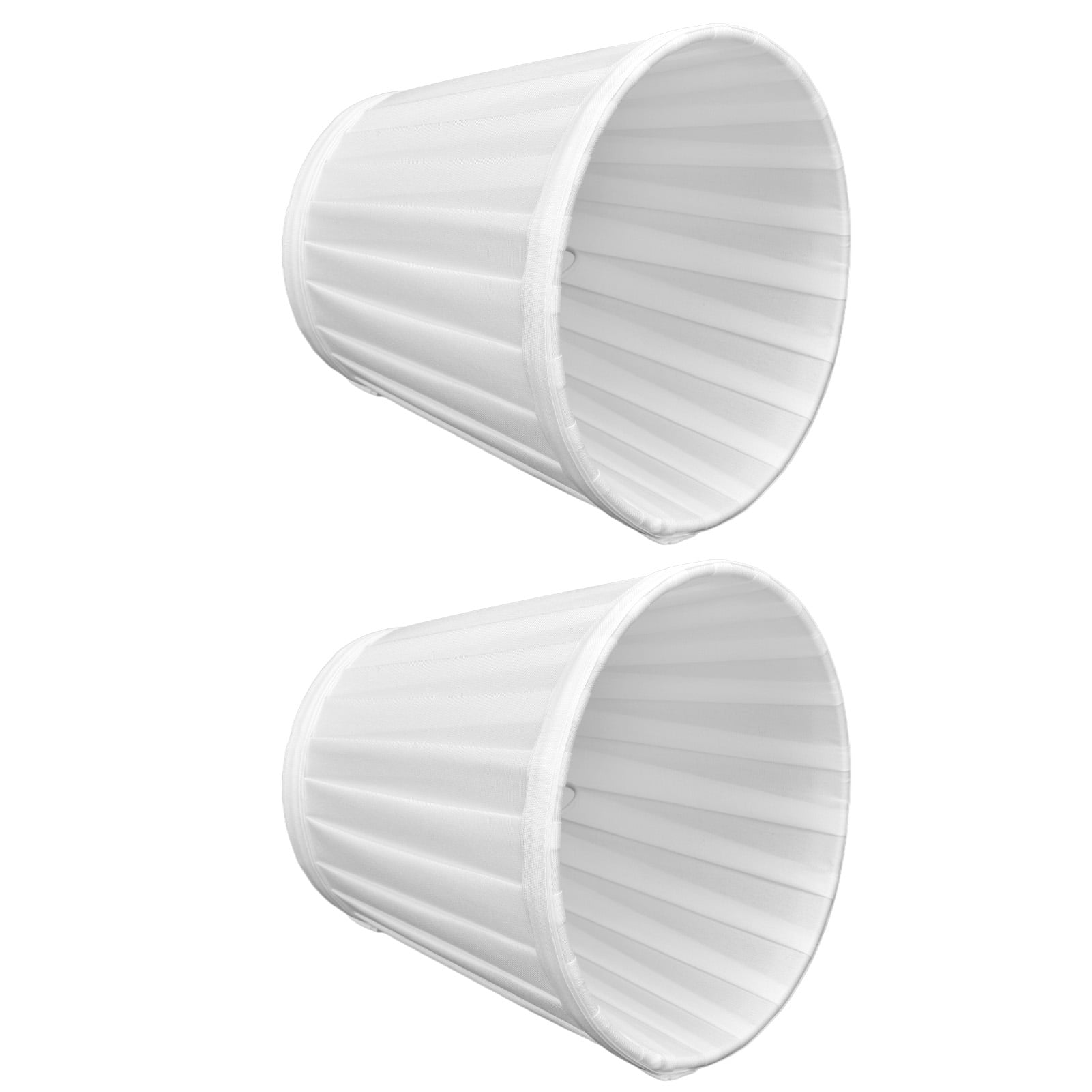Lot De 2 Abat-jour Petits En Tissu – Pour Ampoules E14, Dimensions 11.2x15.2x14 Cm, Design Simple, Lustre Ou Lampe De Table