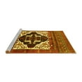 thumbnail image 2 of Ahgly Company Machine Washable Indoor Rectangle Persian Yellow Traditional Area Rugs, 5' x 8', 2 of 4