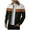 Coffee, variant on HKEJIAOI Mens Bomber Jacket Lightweight Jacket Casual Bomber Jacket Outdoor Color Block Varsity Coat