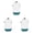 White 3PCS, variant on Bike Water Bottle Holder Cycling Accessories Insulated Cooler Pouch Handlebar Mount Storage Bag For Road Bikes Adults Kids