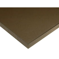 1/4" (6mm) Light Tinted Bronze 12"x12" Nominal Size Translucent Acrylic Plexiglass 0.220" Thick #2412 Sheet AZM