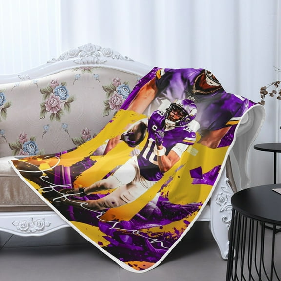 Justin and Jefferson Ice Silk Blanket.40"x50"