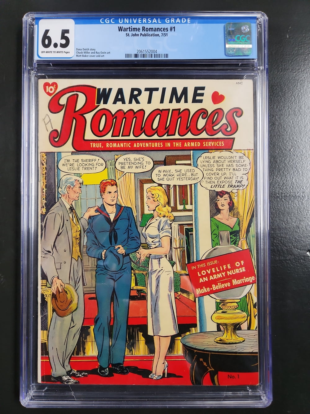 Cover of Wartime Romances #1