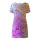 thumbnail image 5 of Puntoco Vestido De Manga Corta Para Mujer, Vestido Con Cuello Redondo Y Estampado Floral, Vestido De Manga Corta Con Cuello Redondo, Color S,Regalos Para Mujer Joven, 5 of 5