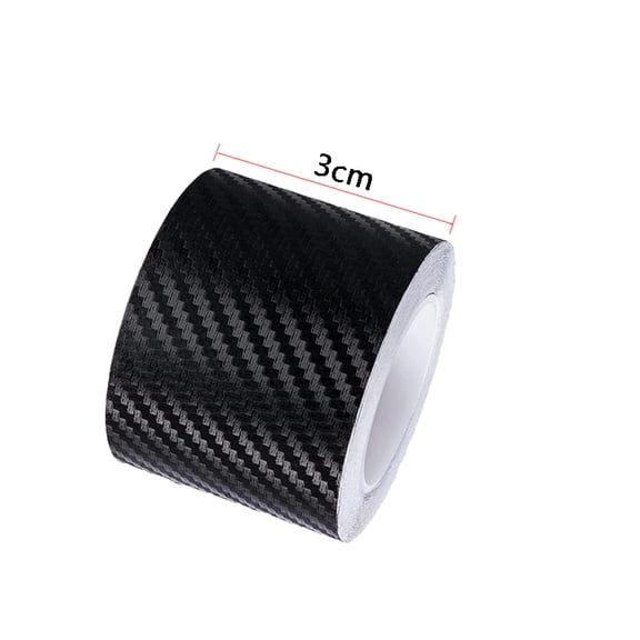 3D Nano Carbon Fiber Car Sticker Paste Door Sill Protector Bumper Tape Car DIY Paste Protector Strip Waterproof Film 3/5/7/10CM