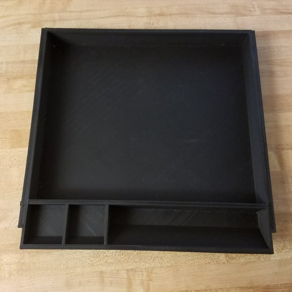 Under Desk Sliding Pencil Drawer Tray & Organizer - Black