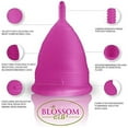 thumbnail image 2 of Blossom Menstrual Cup, Reusable Silicone Cup (Small Violet), 2 of 5